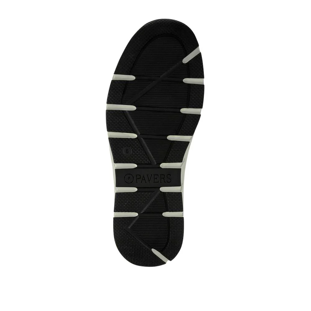 Wide-Fit Casual Leather Shoes - PARK41036 / 327 279 - Navy Multi - Image 5