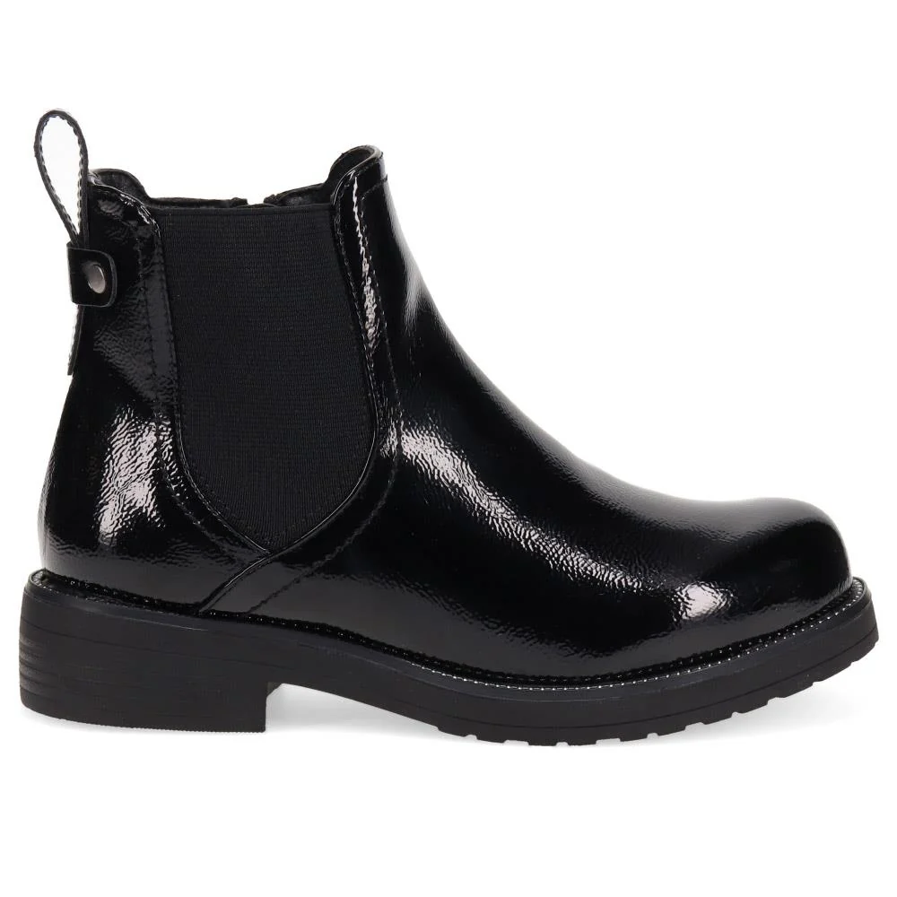 Wide-Fit Chelsea Boots - WBINS40209 / 326 330 - Black Patent - Image 2