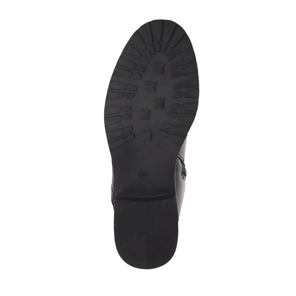 Wide-Fit Chelsea Boots - WBINS40209 / 326 330 - Black Patent - Image 4