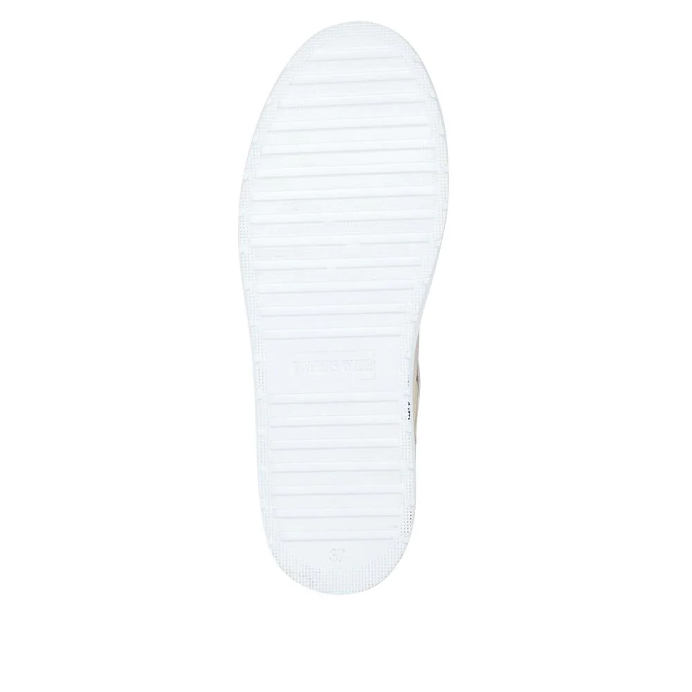 Wide Fit Chunky Lace-Up Trainers - WBINS41001 / 326 810 - Beige - Image 4