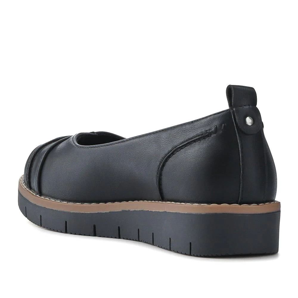 Wide Fit Chunky Pumps - WBINS41099 / 327 322 - Black - Image 3