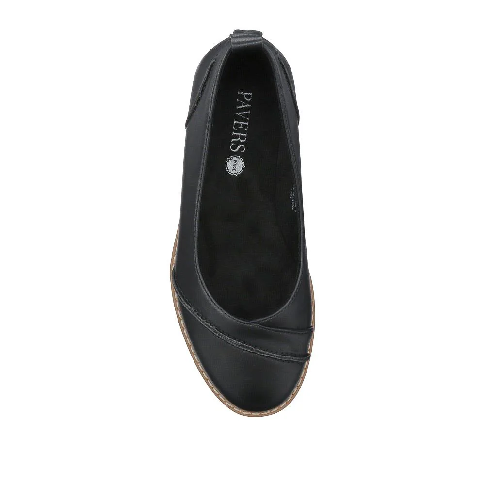 Wide Fit Chunky Pumps - WBINS41099 / 327 322 - Black - Image 4