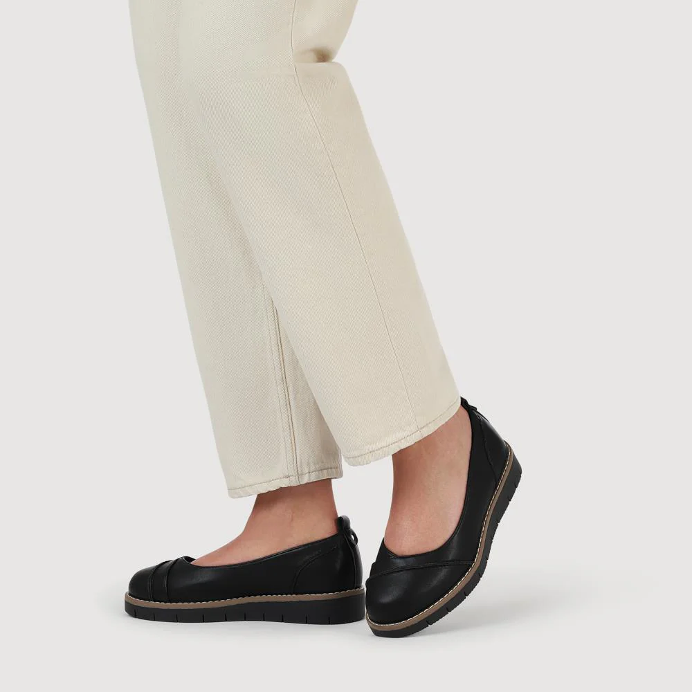 Wide Fit Chunky Pumps - WBINS41099 / 327 322 - Black - Image 5