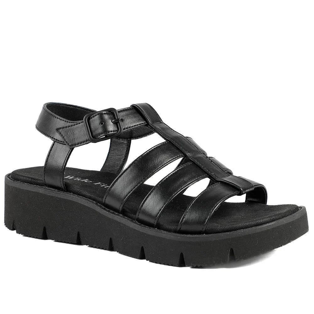 Wide Fit Comfort Wedge Sandals - BAIZH43007 / 328 879