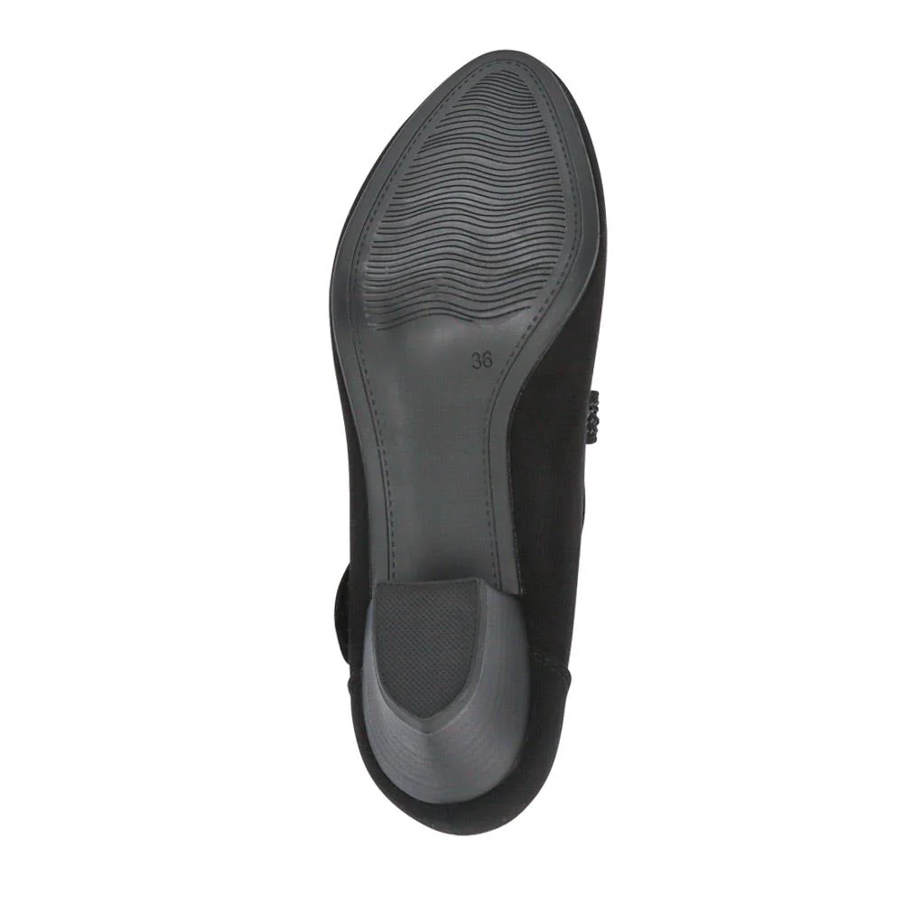 Wide fit Cone Heeled Mary Janes - PLAN40030 / 326 845 - Black - Image 5