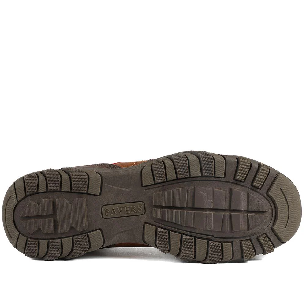 Wide Fit Cushioned Slip On Shoes - VSHI43005 / 329 038 - Brown - Image 6