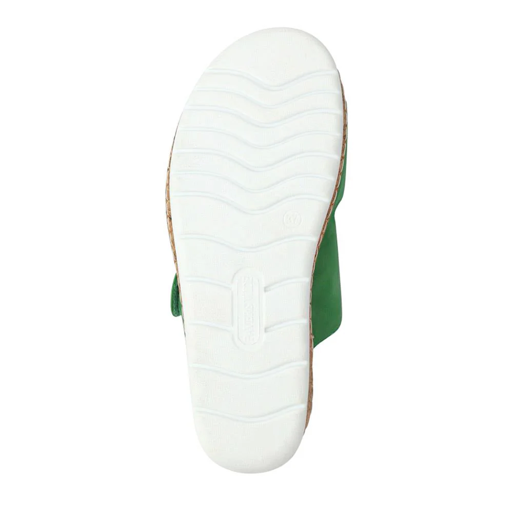 Wide Fit Dual-Fasten Mules - WBINS41103 / 327 398 - Green - Image 6