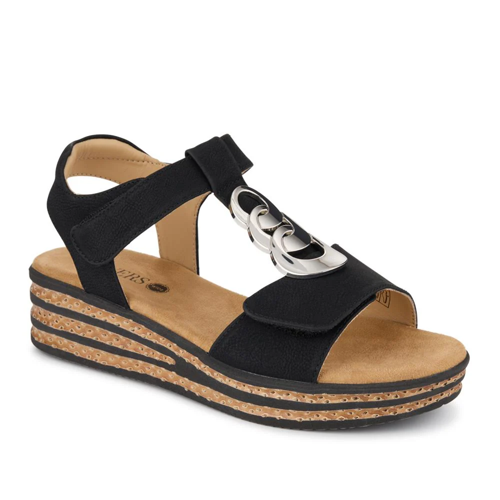 Wide-Fit Dual-Touch-Fasten Sandals - WBINS41110 / 327 618 - Image 2