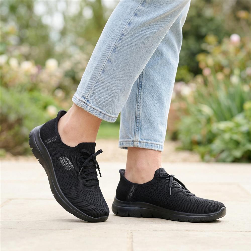 Skechers Slip-ins: Summits New Daily Trainers - SKE43033 / 328 890 - Black - Image 2