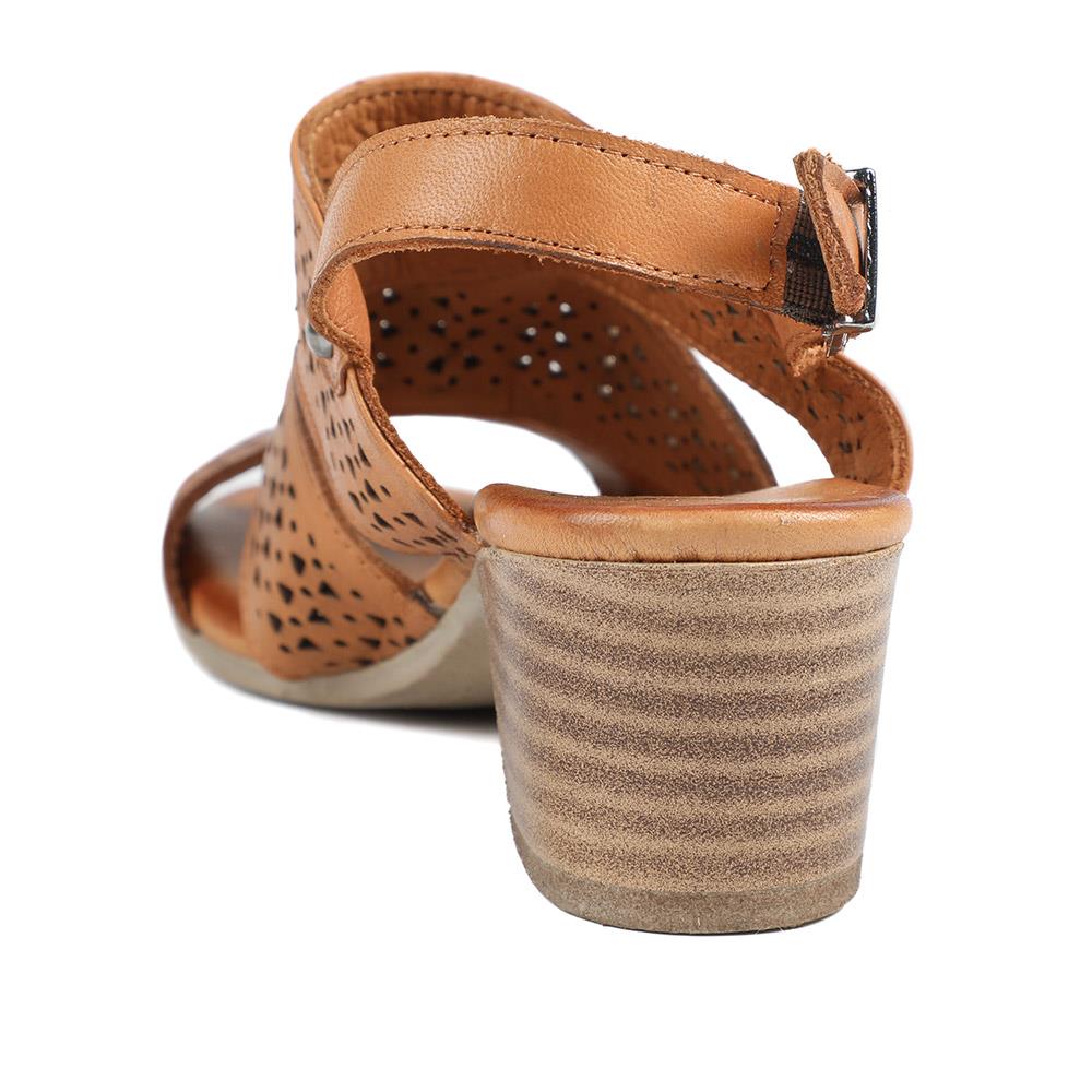 Fashionable Leather Sandals - VITAS43000 / 329 416 - Tan - Image 4