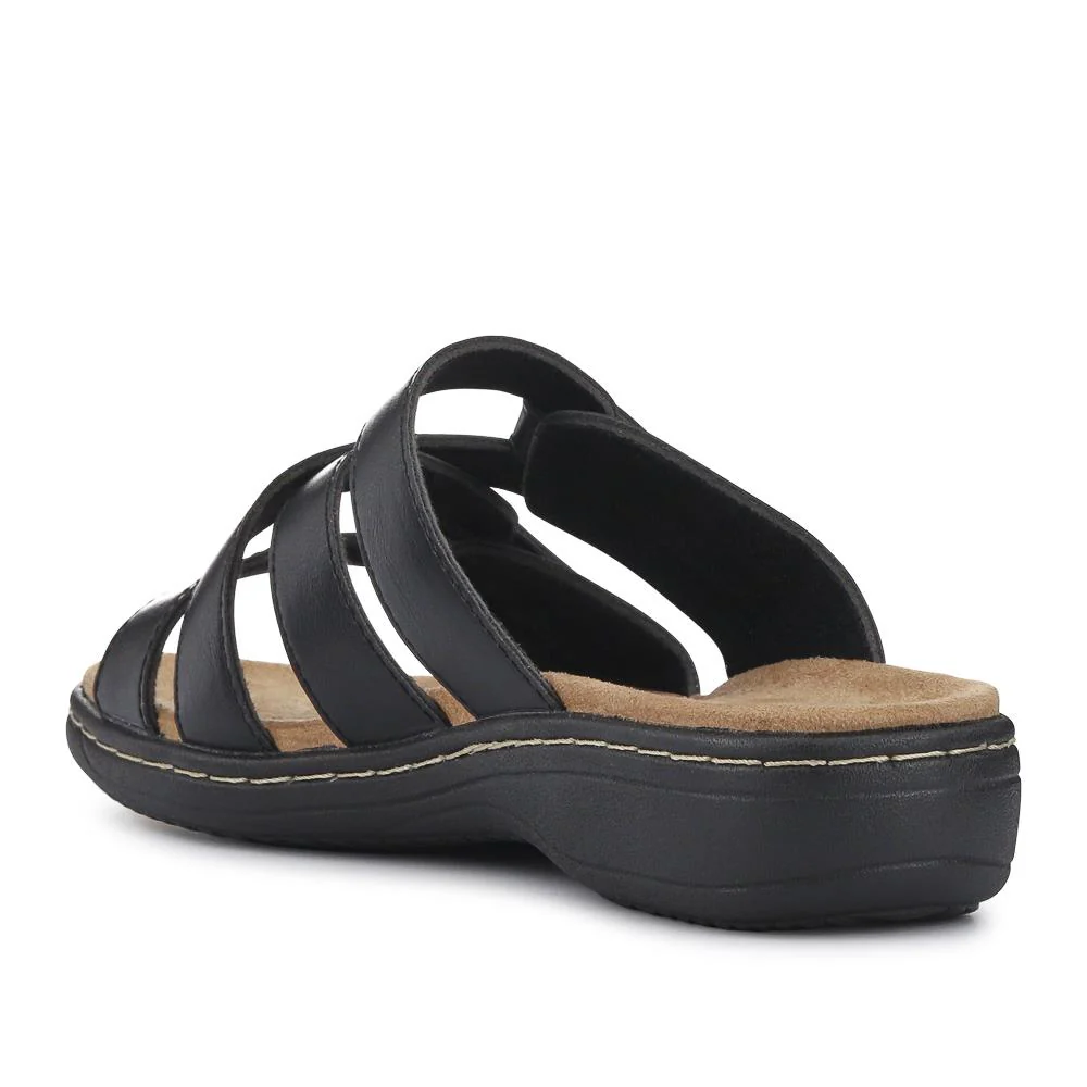 Wide Fit Fully Adjustable Mules - SANYI41009 / 327 499 - Black - Image 3
