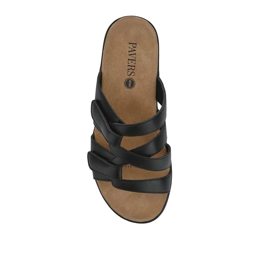 Wide Fit Fully Adjustable Mules - SANYI41009 / 327 499 - Black - Image 4