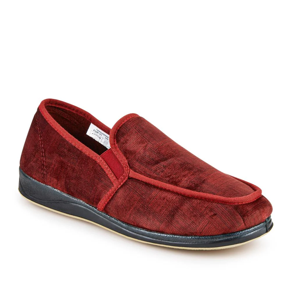 Wide Fit Grip Sole Slippers - QING42024 / 328 171