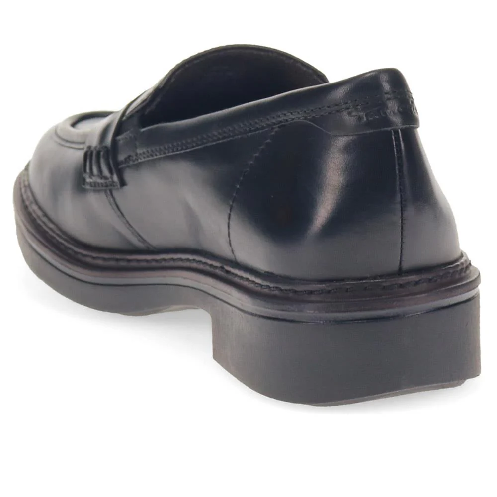 Wide-Fit Heeled Penny Loafers - JANA40504 / 326 067 - Black - Image 3