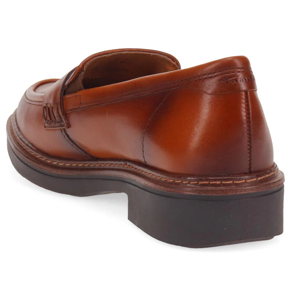 Wide-Fit Heeled Penny Loafers - JANA40504 / 326 067 - Cognac - Image 3
