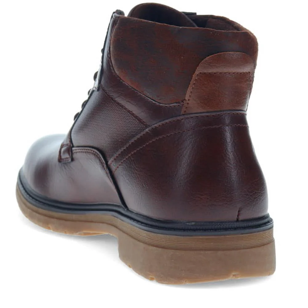 Wide Fit Lace-Up Casual Boots - XINGH40007 / 325 761 - Dark Brown - Image 3