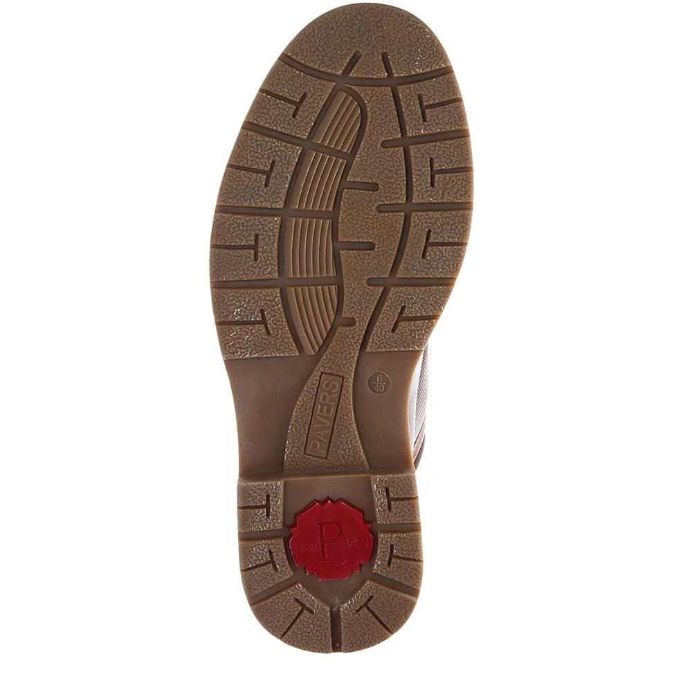 Wide Fit Lace-Up Casual Boots - XINGH40007 / 325 761 - Tan - Image 4