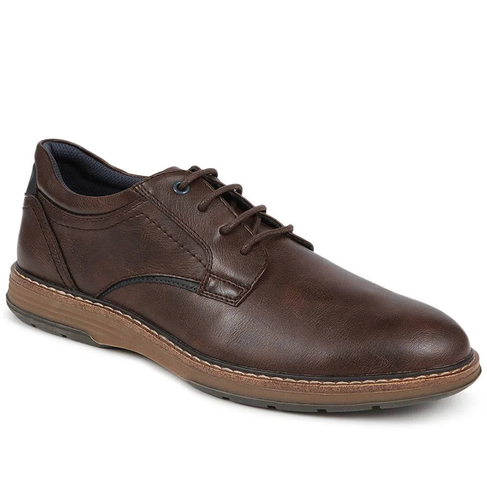 Wide-Fit Lace-Up Casual Shoes - JIAHU40005 / 325 960 - Image 2