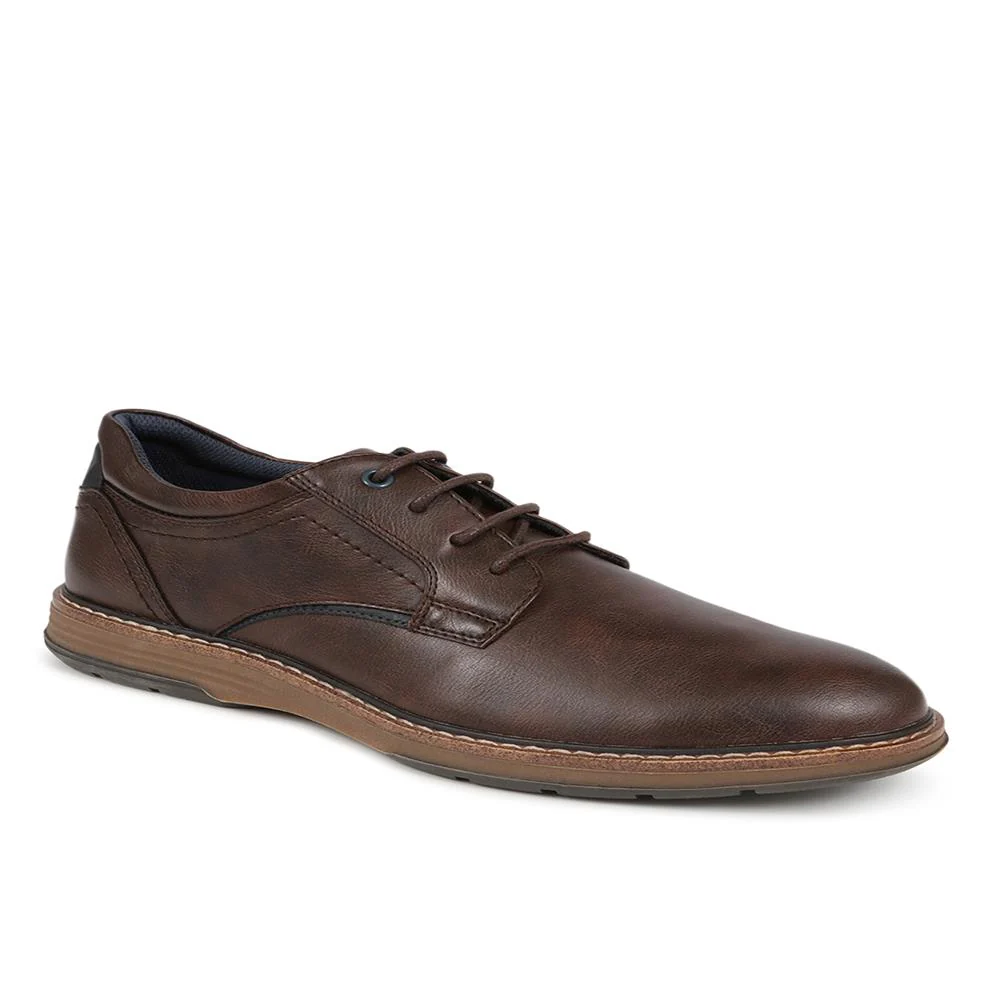 Wide Fit Lace-Up Casual Shoes - JIAHU40005 / 325 960 - Dark Brown
