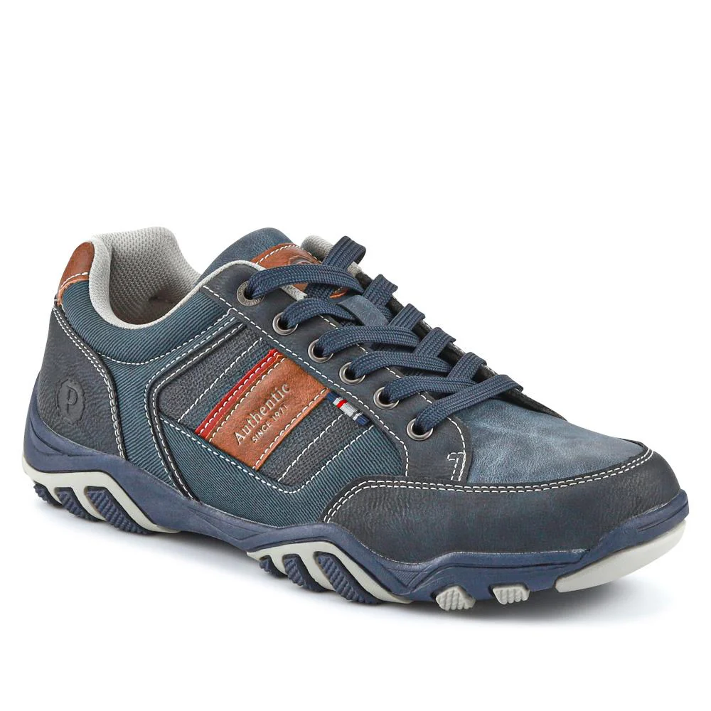 Wide-Fit Lace-Up Casual Trainers - VSHI40001 / 325 700 - Image 2