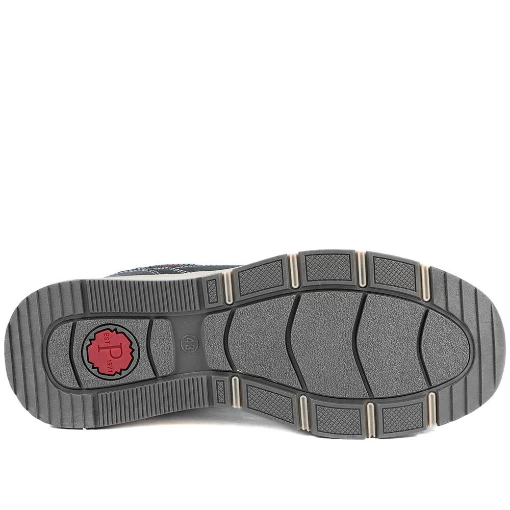 Wide Fit Lace Up Shoes With Grip Sole - WBINS42070 / 327 872 - Black - Image 6