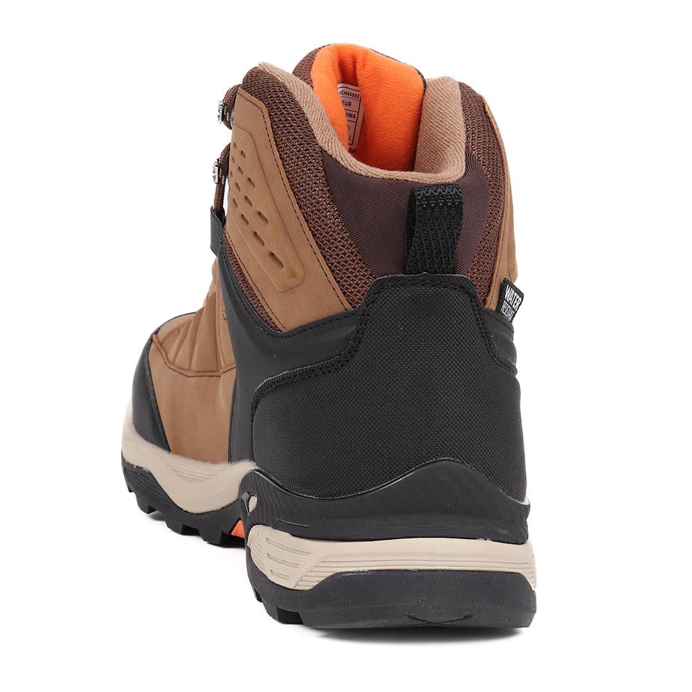 Wide Fit Lace Up Walking Boots - SUNCH40003 / 325 726 - Brown - Image 3