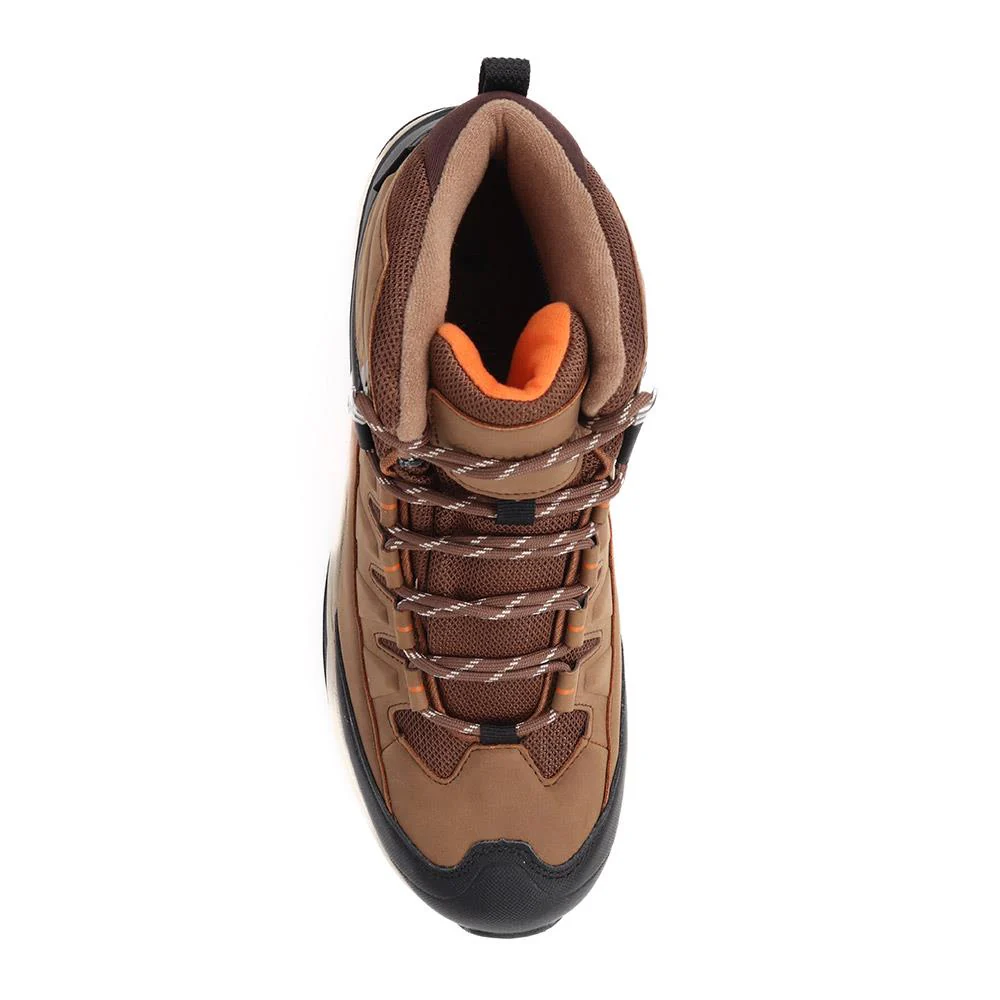 Wide Fit Lace Up Walking Boots - SUNCH40003 / 325 726 - Brown - Image 5