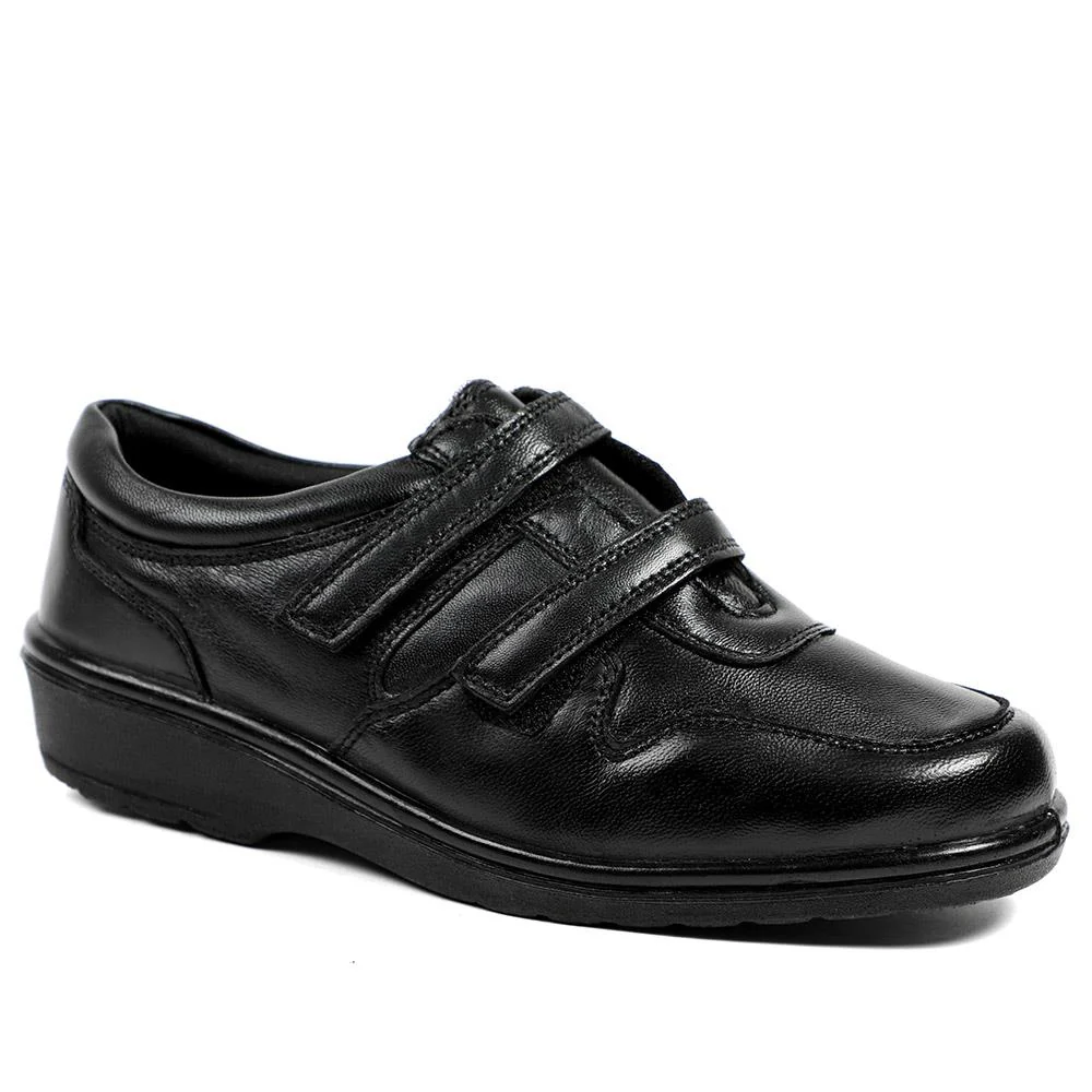 Wide Fit Leather Adjustable Fit Shoes - RAJA42001 / 328 599