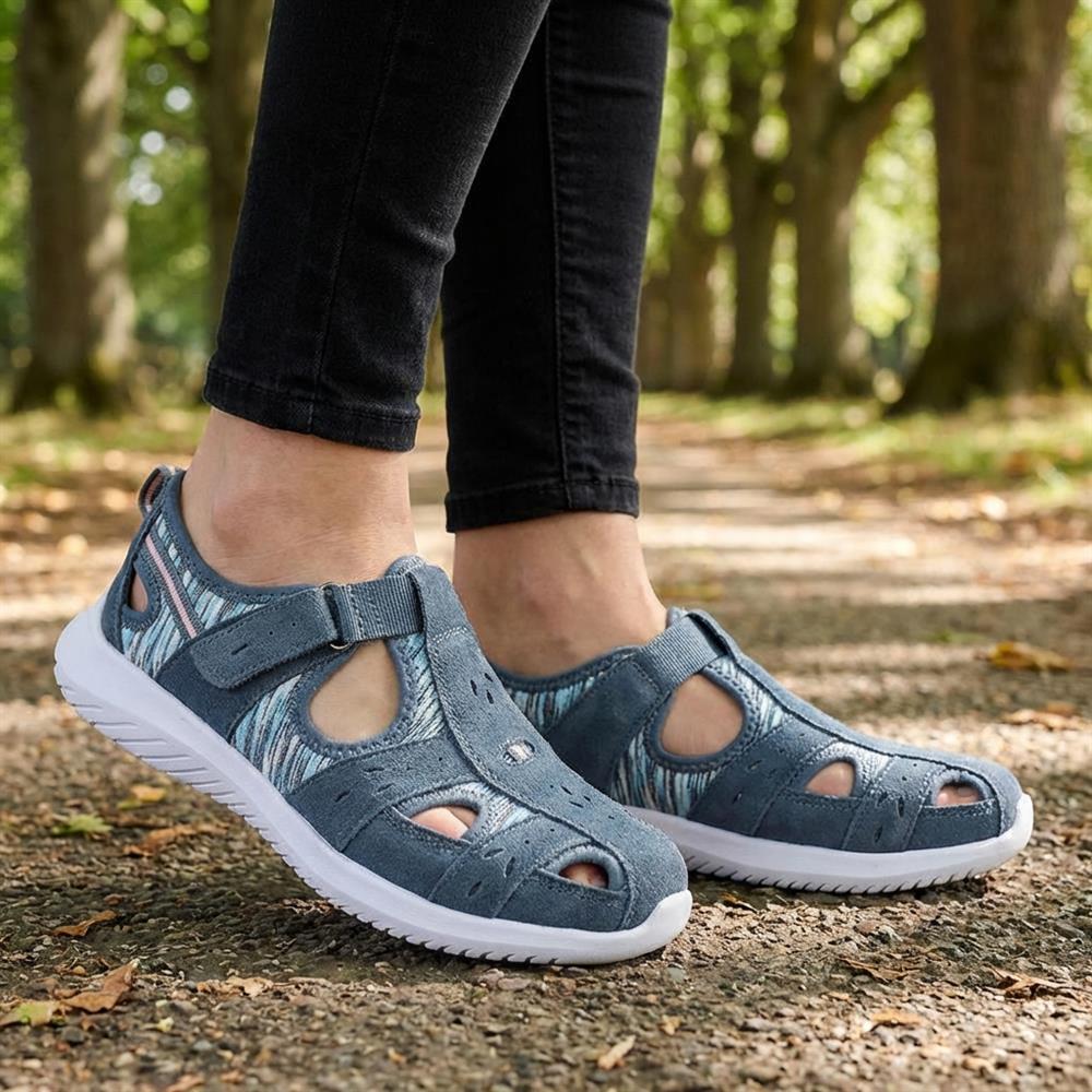 Leather Adventure Sandals - BRK39011 / 325 010 - Denim Multi - Image 2