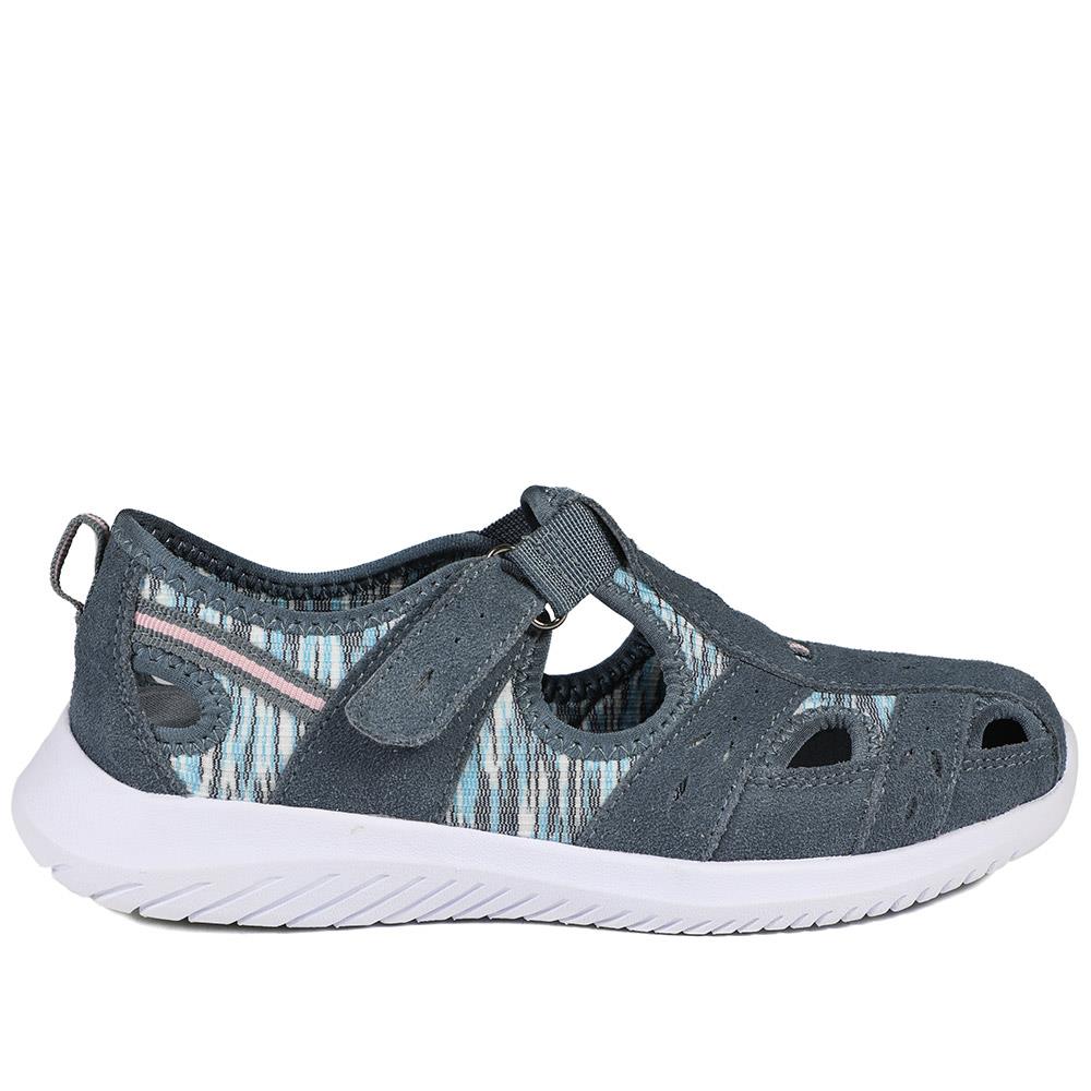 Leather Adventure Sandals - BRK39011 / 325 010 - Denim Multi - Image 3