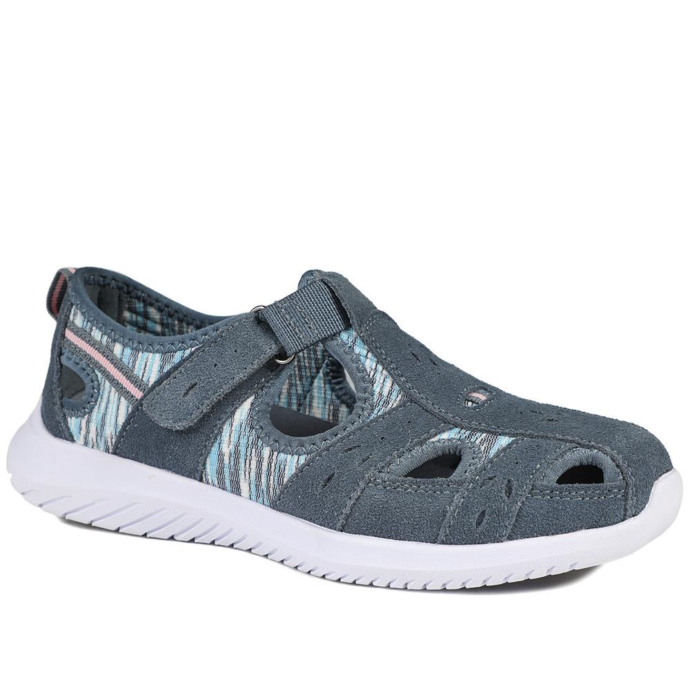 Wide-Fit Leather Adventure Sandals - BRK39011 / 325 010