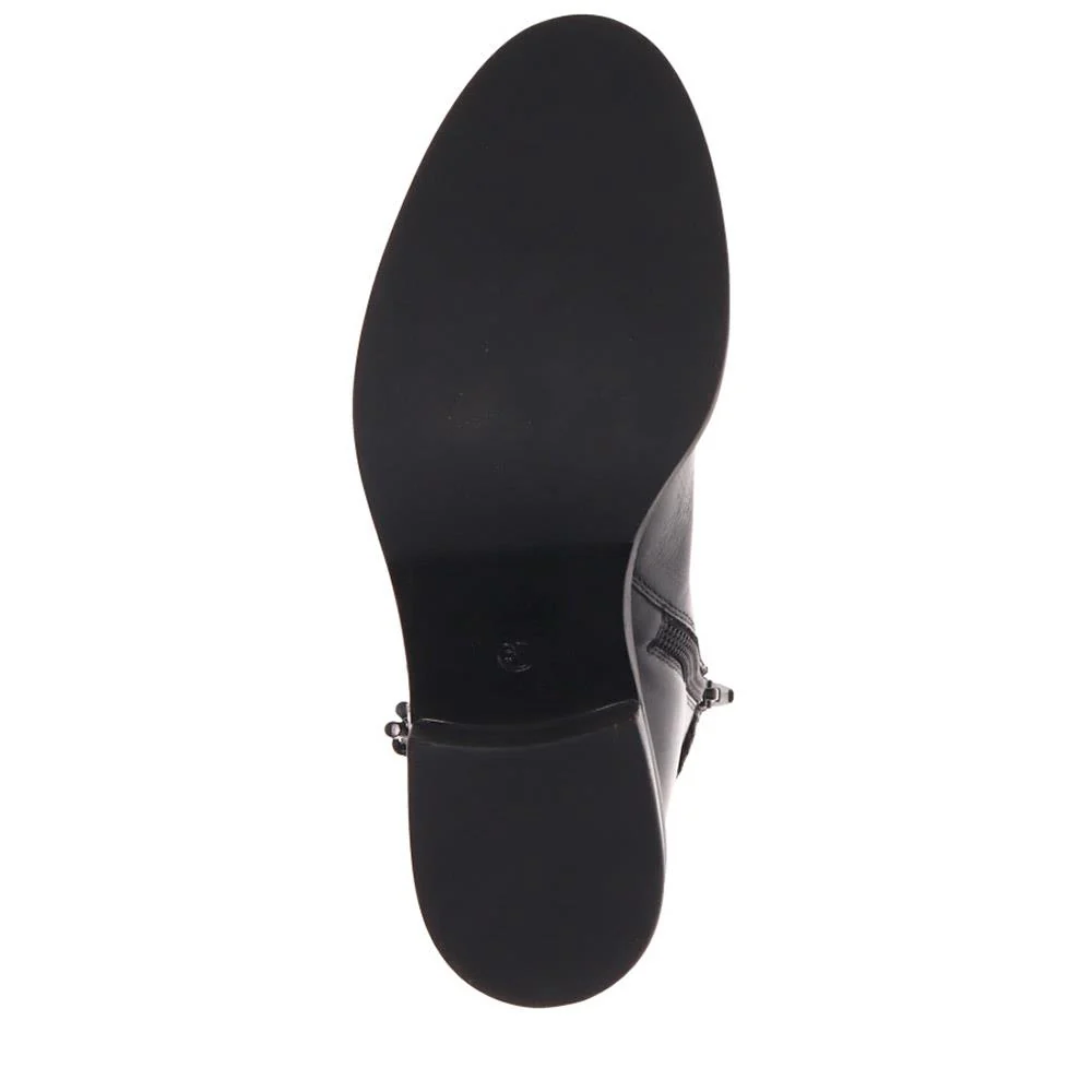 Wide-Fit Leather Ankle Boots - PERFO40001 / 326 272 - Black - Image 5
