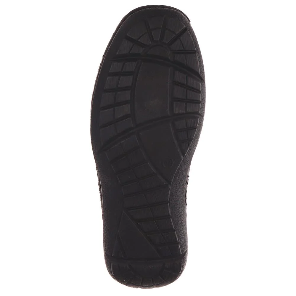 Wide Fit Leather Lace-Up Shoes - PARK40035 / 325 803 - Black - Image 5