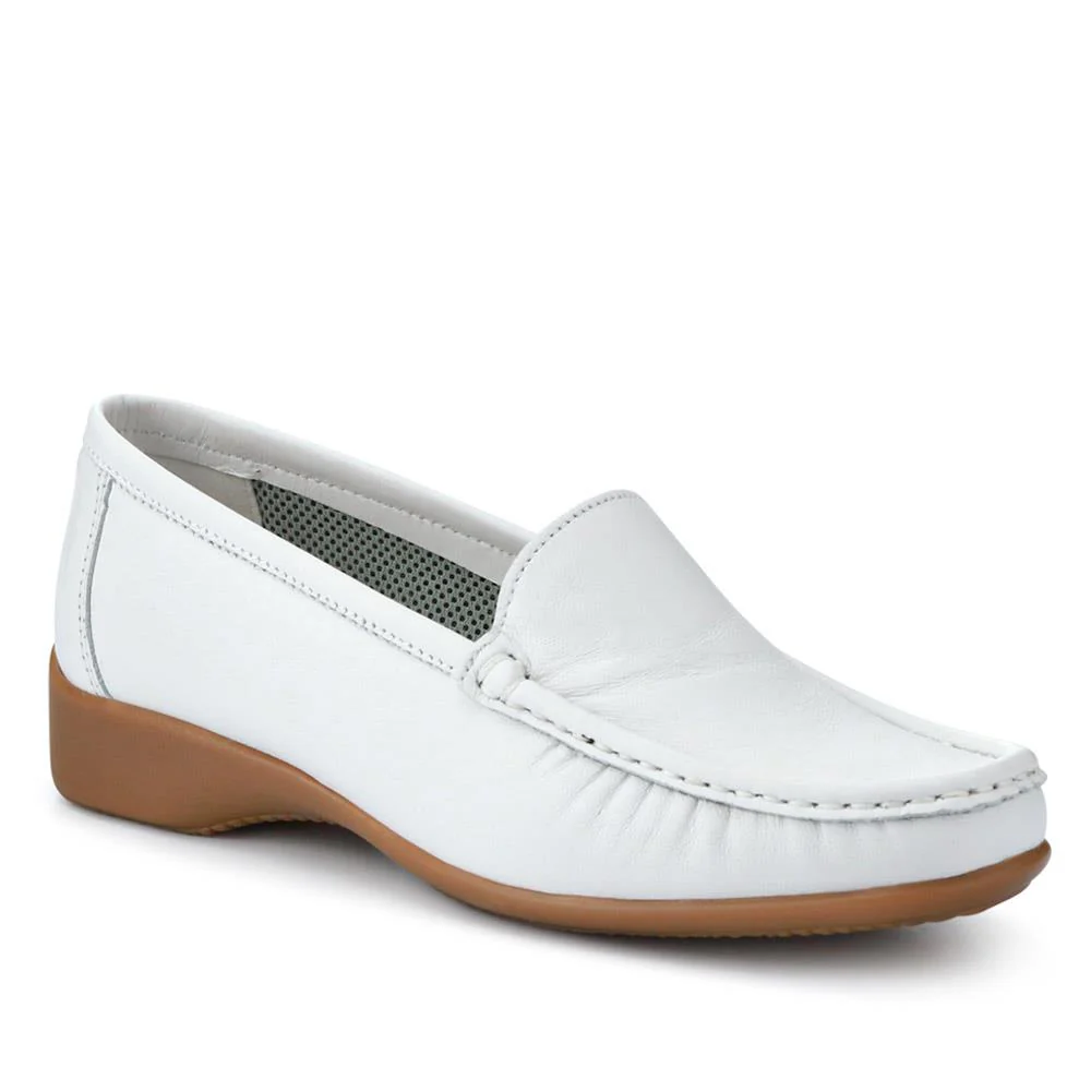 Wide-Fit Leather Loafers - CONT2400 / 309 091 - Image 3