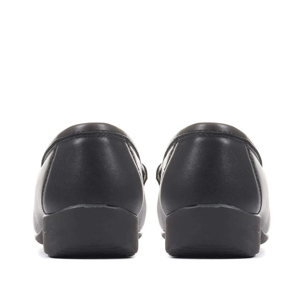 Smart Leather Loafers - CONT2400 / 309 091 - Black - Image 3
