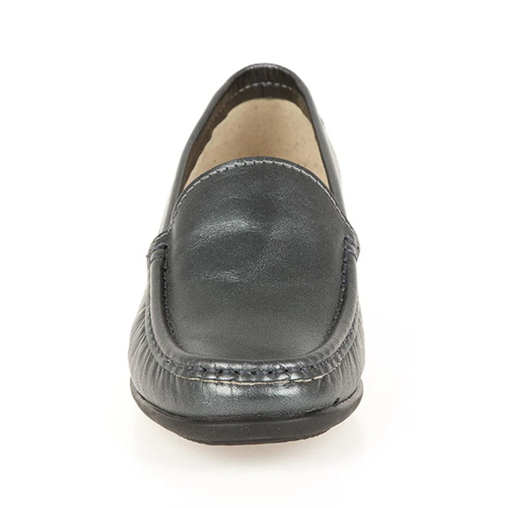 Smart Leather Loafers - CONT2400 / 309 091 - Pewter - Image 6