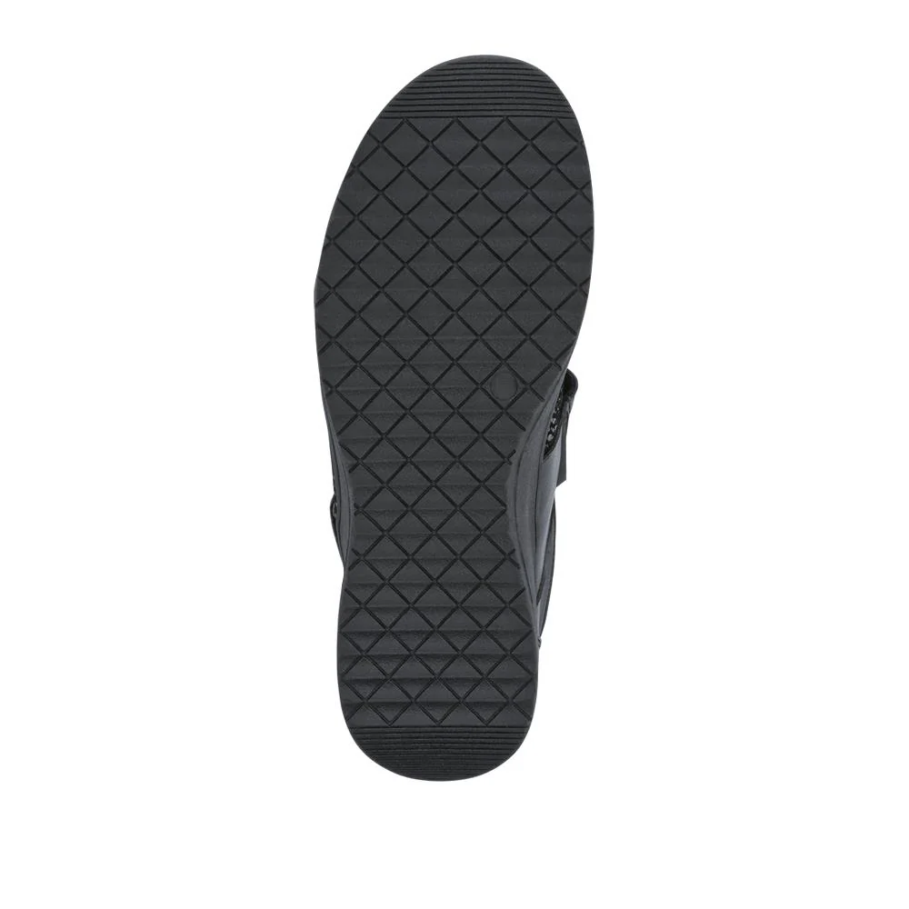 Wide Fit Leather Mary Janes - BRK42012 / 328 095 - Black - Image 6