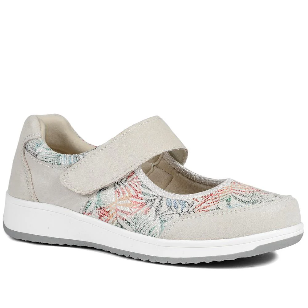 Wide Fit Leather Mary Janes - BRK42012 / 328 095