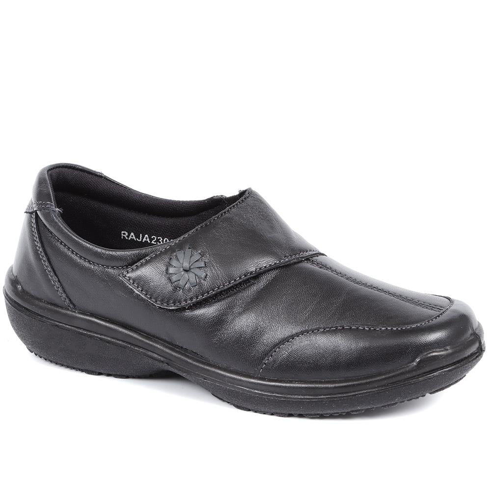 Extra Wide Leather Touch Fasten Shoe - RAJA2305 / 307 957 - Image 2