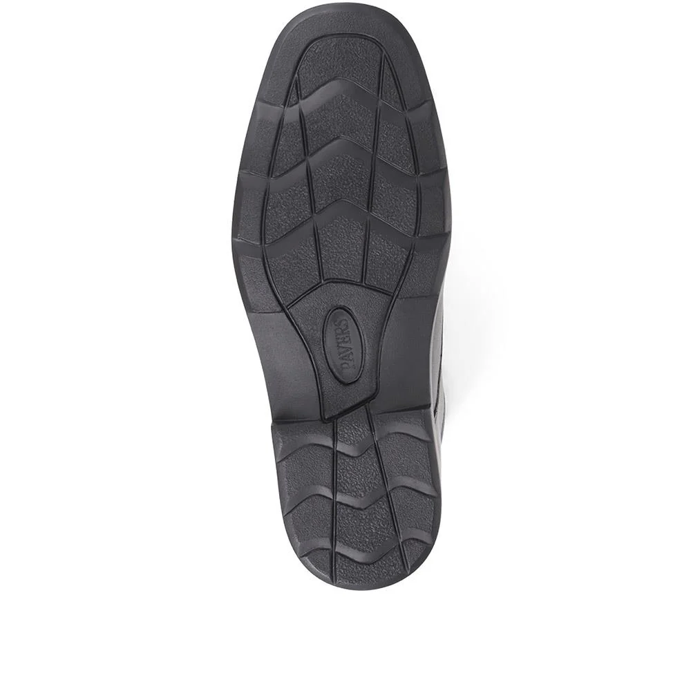 Wide Fit Leather Shoes - THEST36003 / 323 285 - Black - Image 5