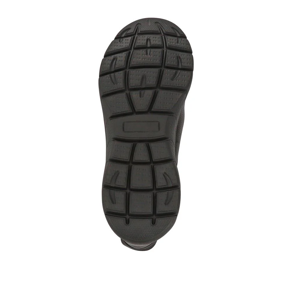 Wide Fit Leather Slip-On Shoes - PERFO41005 / 327 383 - Black - Image 6