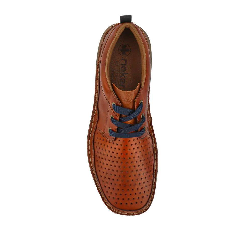 Wide-Fit Leather Slip-On Shoes - RKR41529 / 326 936 - Tan - Image 4
