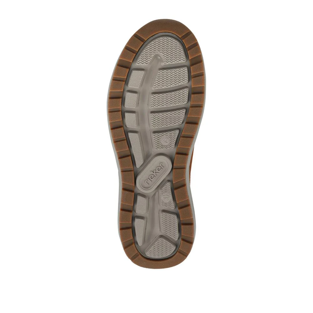 Wide Fit Leather Slip-On Shoes - RKR42504 / 327 705 - Brown - Image 6