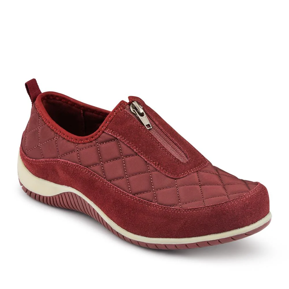 Wide-Fit Leather Slip-On Shoes With Zip Fastening - BRK42019 / 328 406 - Image 3