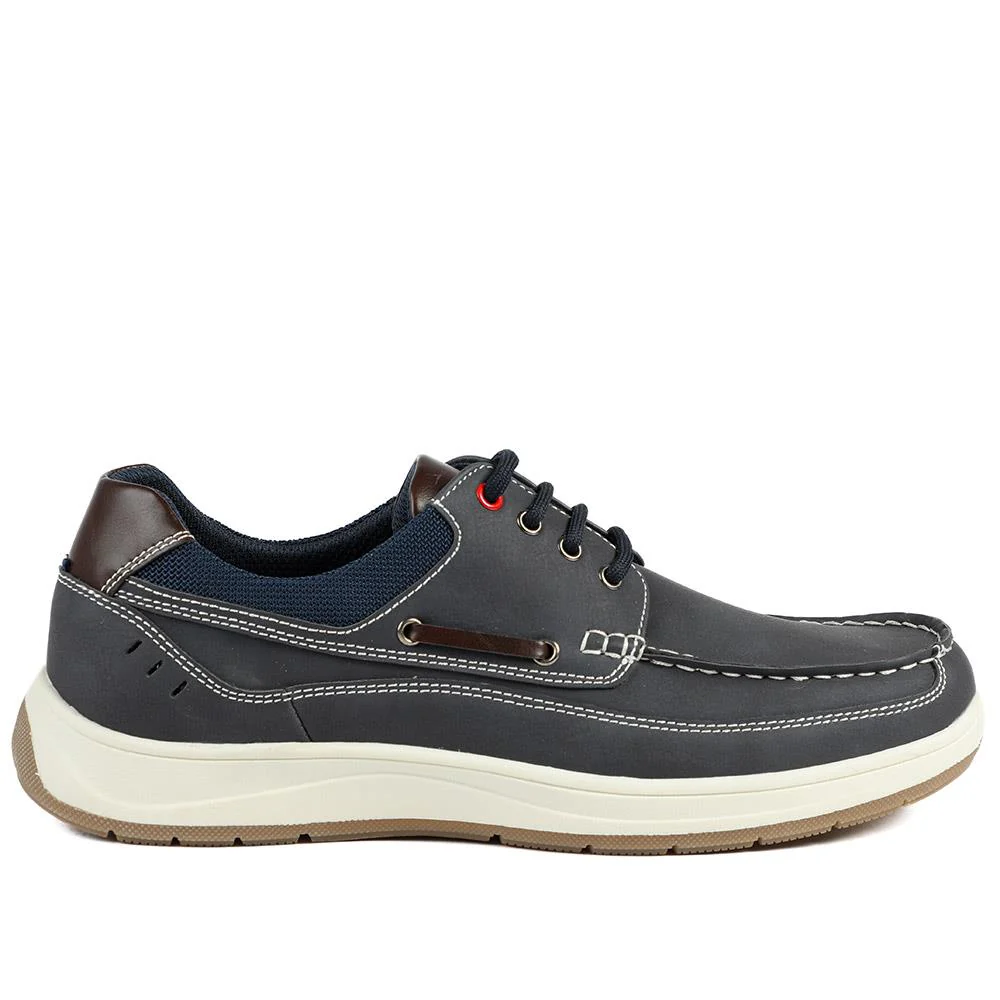 Wide Fit Lightweight Lace Up Shoes - CHANG43000 / 328 832 - Navy - Image 2