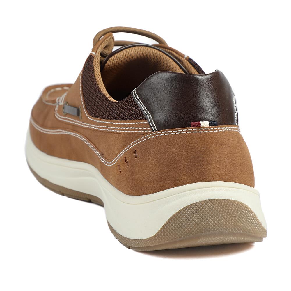 Wide Fit Lightweight Lace Up Shoes - CHANG43000 / 328 832 - Tan - Image 3