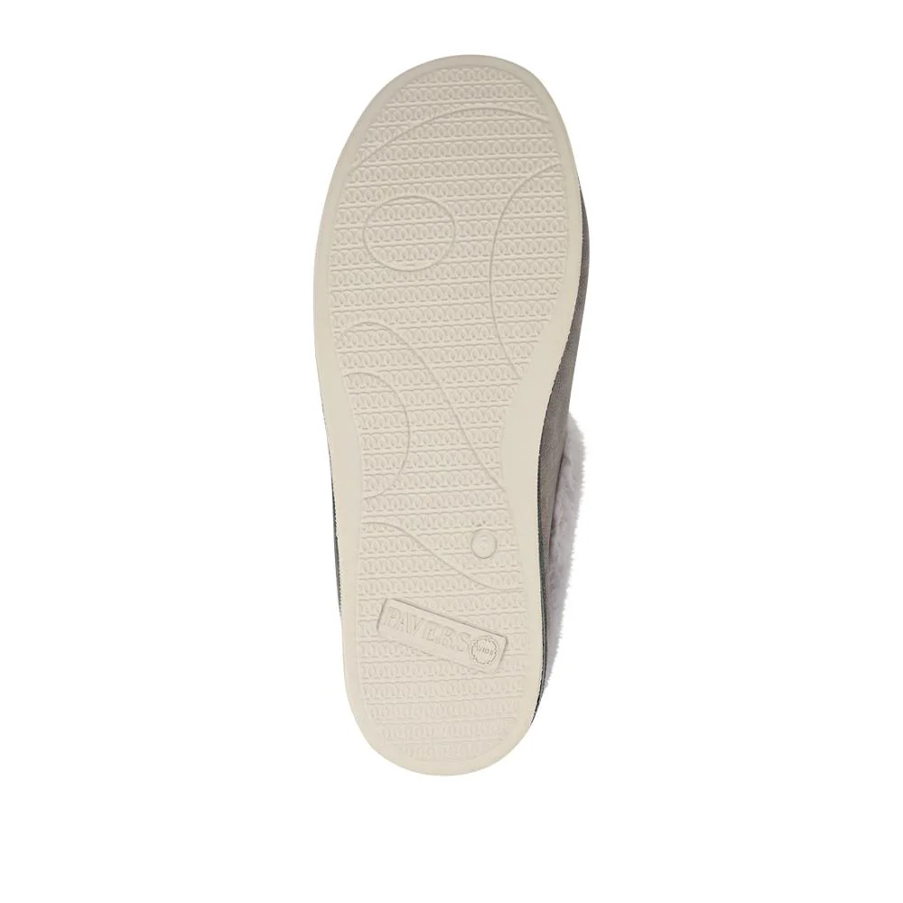 Wide Fit Memory Foam Cosy Slippers - QING42006 / 327 933 - Grey - Image 5