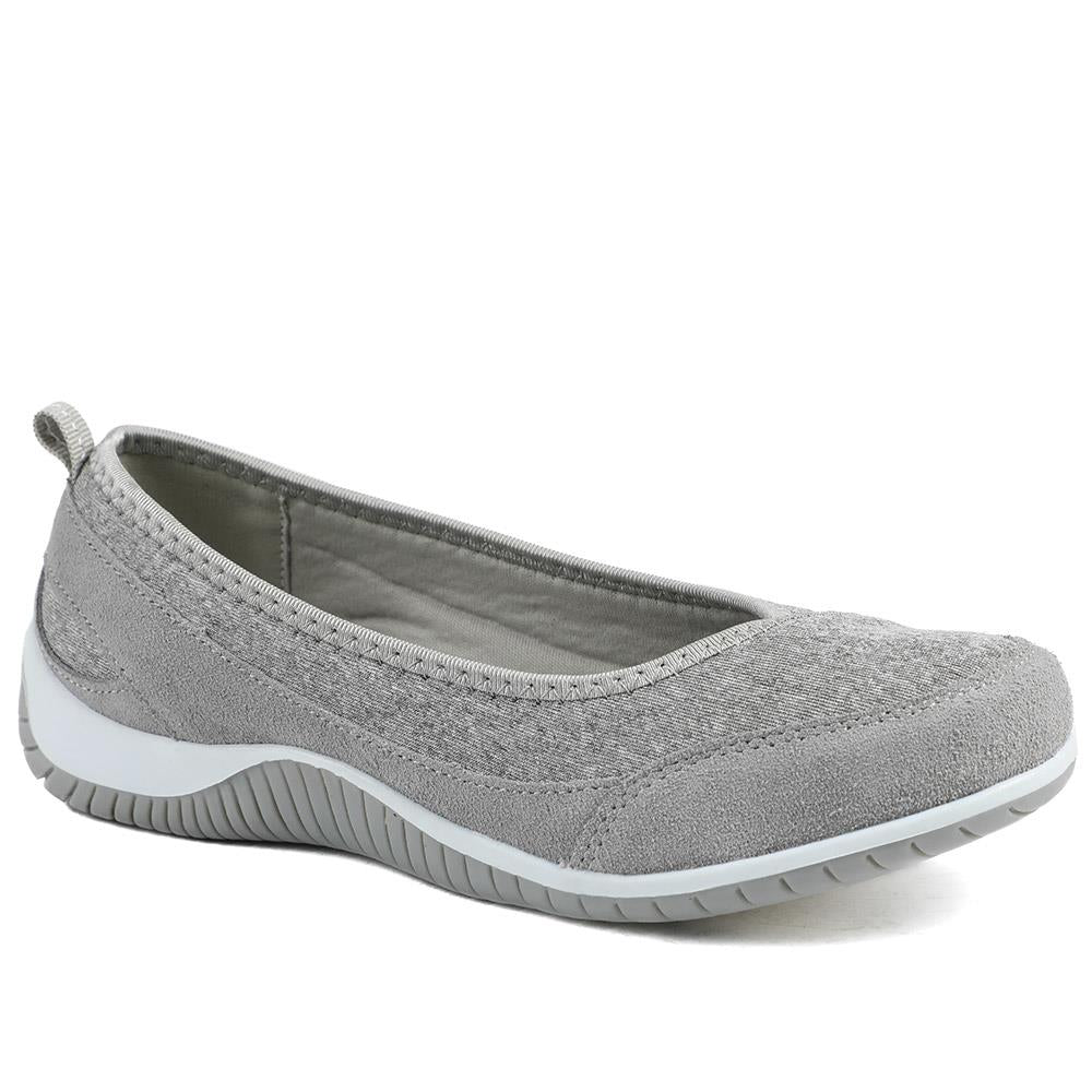 Wide Fit Memory Foam Floral Pumps - BRK43007 / 329 007