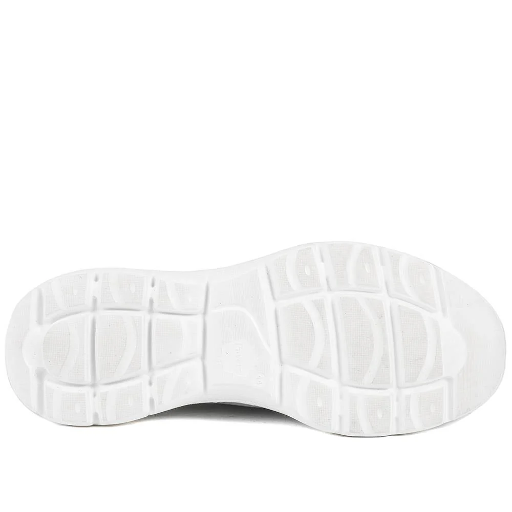 Easy Step In Wide Fit Memory Foam Lace Up Trainers - BOJIE43000 / 328 888 - Charcoal - Image 6