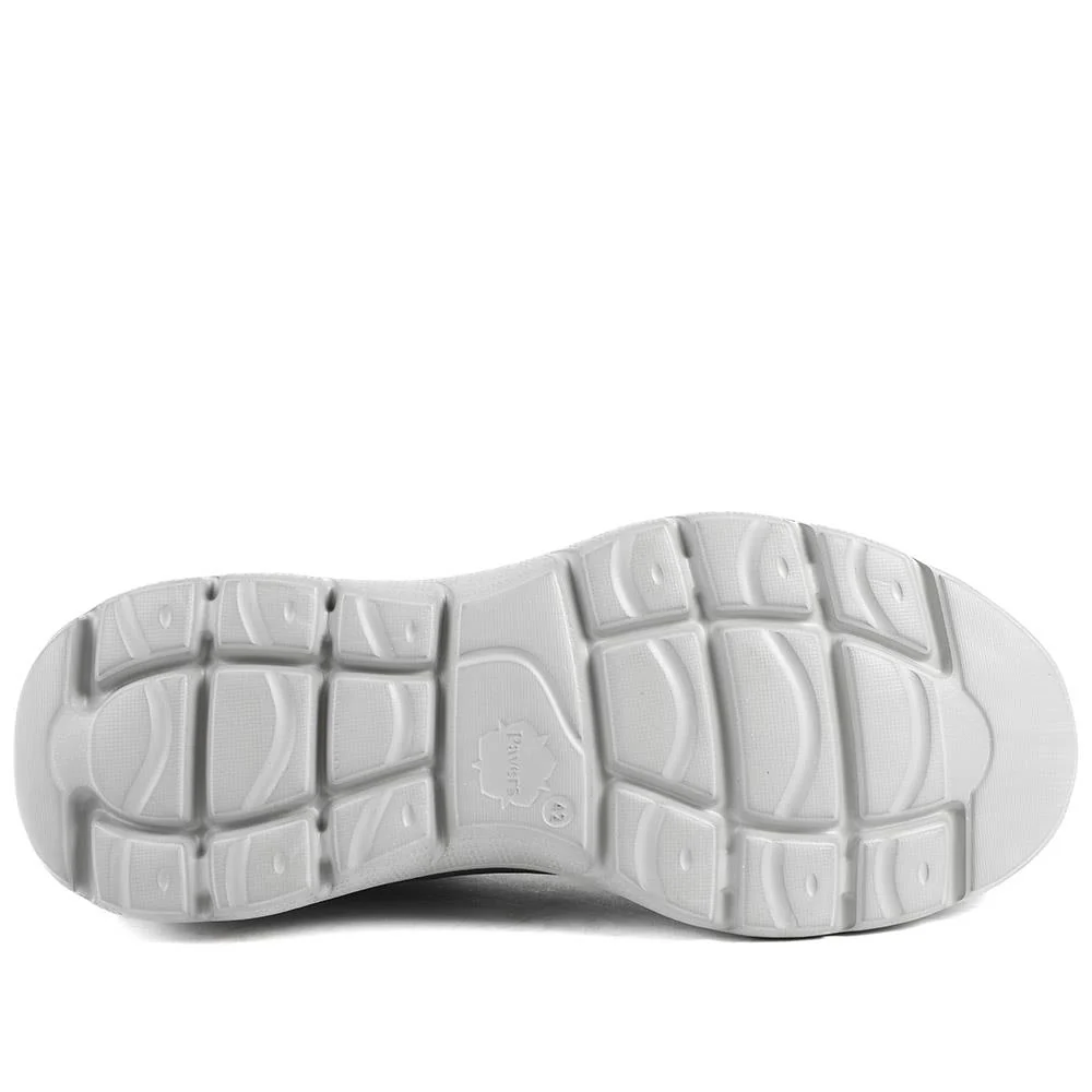 Wide Fit Memory Foam Lace Up Trainers - BOJIE43001 / 328 889 - Charcoal - Image 6